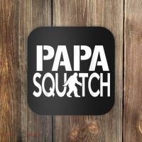 Papa Squatch Shirt Gifts For Dad Sasquatch Bigfoot Coaster thumb 0