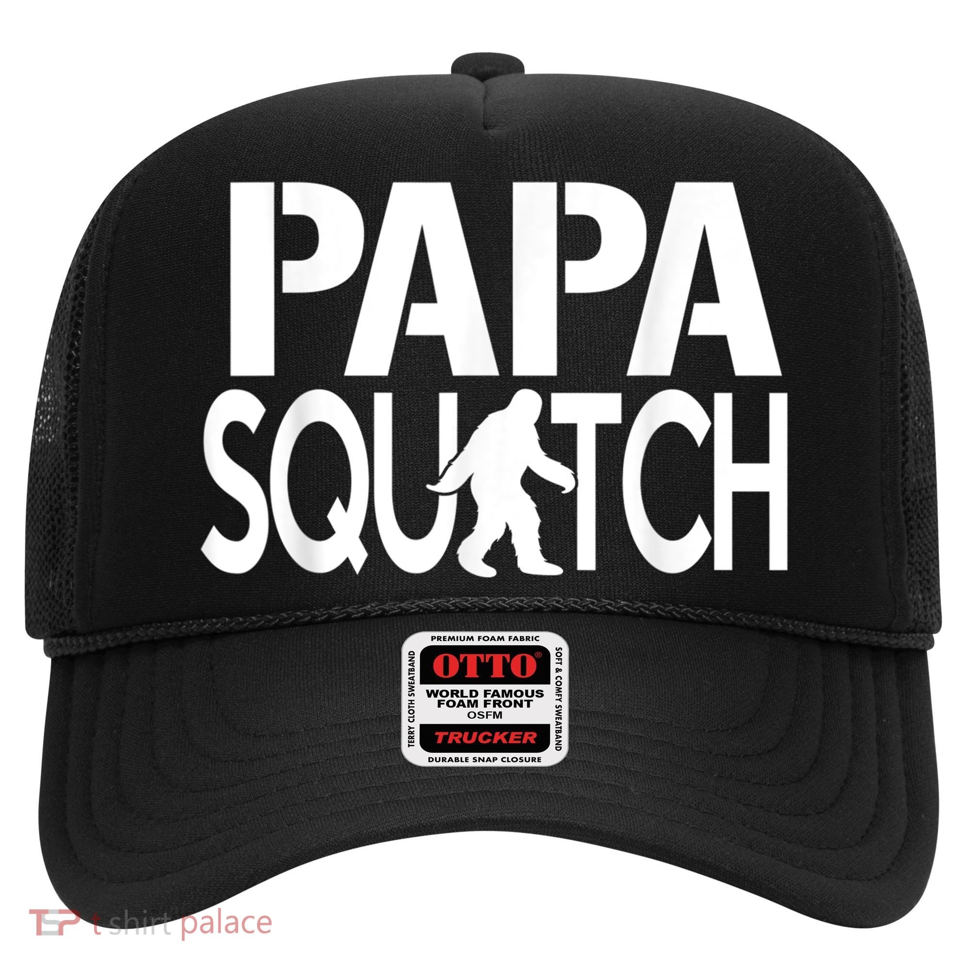 Papa Squatch Shirt Gifts For Dad Sasquatch Bigfoot Hat