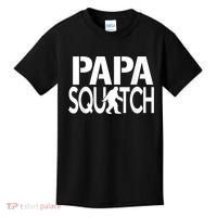 Papa Squatch Shirt Gifts For Dad Sasquatch Bigfoot Kids T-Shirt thumb 0