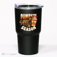 Pumpkin Spice Season Latte Coffee Fall Autumn Funny Tumbler thumb 0