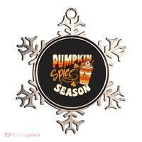Pumpkin Spice Season Latte Coffee Fall Autumn Funny Ornament thumb 0