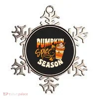 Pumpkin Spice Season Latte Coffee Fall Autumn Funny Ornament thumb 0