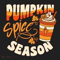 Pumpkin Spice Season Latte Coffee Fall Autumn Funny Hat thumb 2