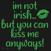 Plus Size St Patrick's Day Shirt, I'm Not Irish But You Can Kiss Me Anyway Tote Bag thumb 4