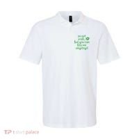 Plus Size St Patrick's Day Shirt, I'm Not Irish But You Can Kiss Me Anyway Polo thumb 0