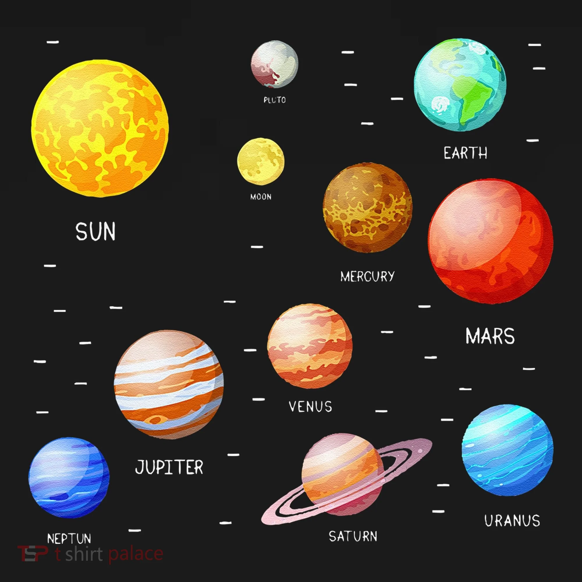 Planets Solar System Science Astronomy Space Lovers Doggie Tank