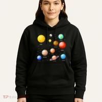Planets Solar System Science Astronomy Space Lovers Hoodie thumb 5