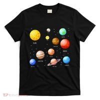 Planets Solar System Science Astronomy Space Lovers T-Shirt thumb 0