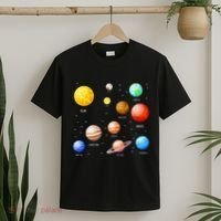 Planets Solar System Science Astronomy Space Lovers T-Shirt thumb 2