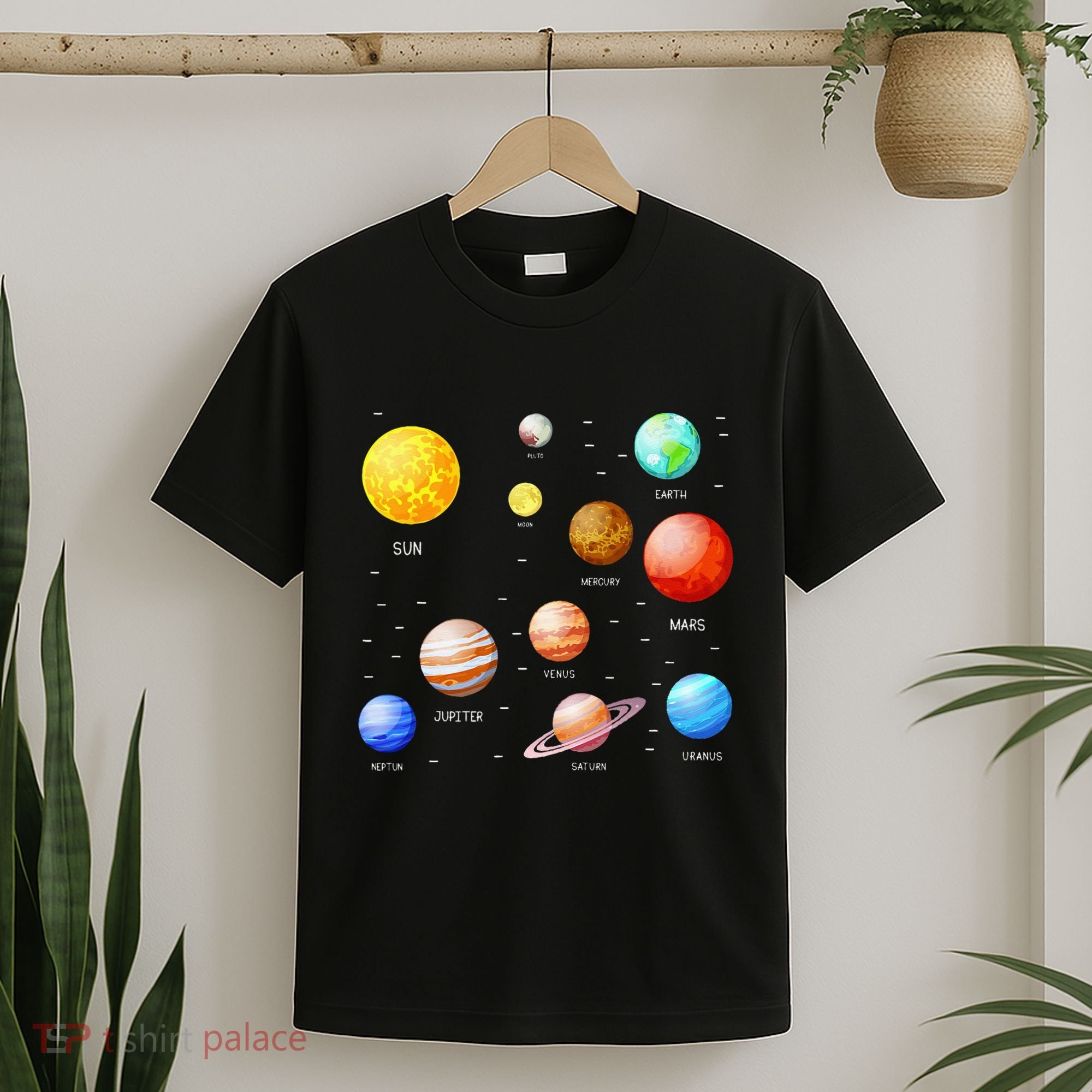 Planets Solar System Science Astronomy Space Lovers T-Shirt