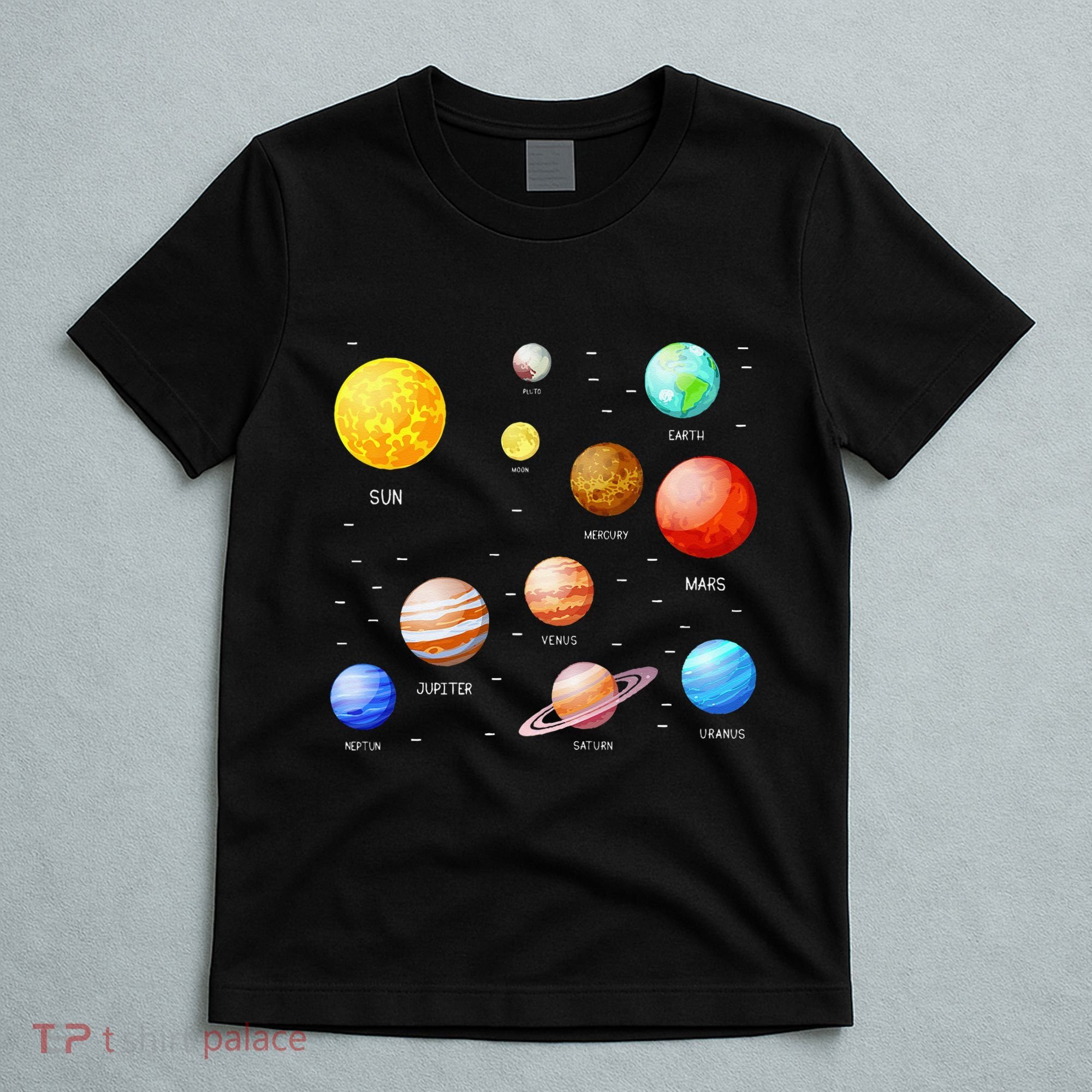 Planets Solar System Science Astronomy Space Lovers T-Shirt