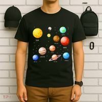 Planets Solar System Science Astronomy Space Lovers T-Shirt thumb 6