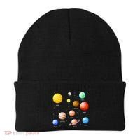 Planets Solar System Science Astronomy Space Lovers Beanie thumb 0