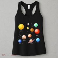 Planets Solar System Science Astronomy Space Lovers Women's Tank Top thumb 3