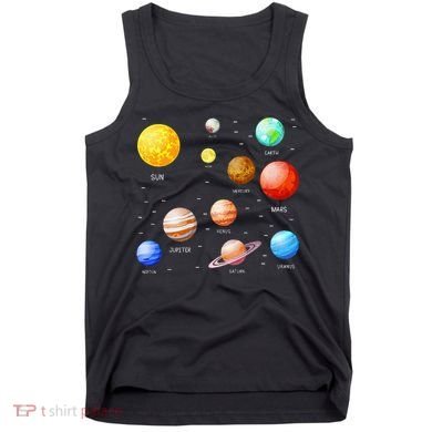 Planets Solar System Science Astronomy Space Lovers Tank Top