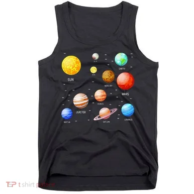 Planets Solar System Science Astronomy Space Lovers Tank Top