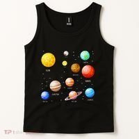 Planets Solar System Science Astronomy Space Lovers Tank Top thumb 2