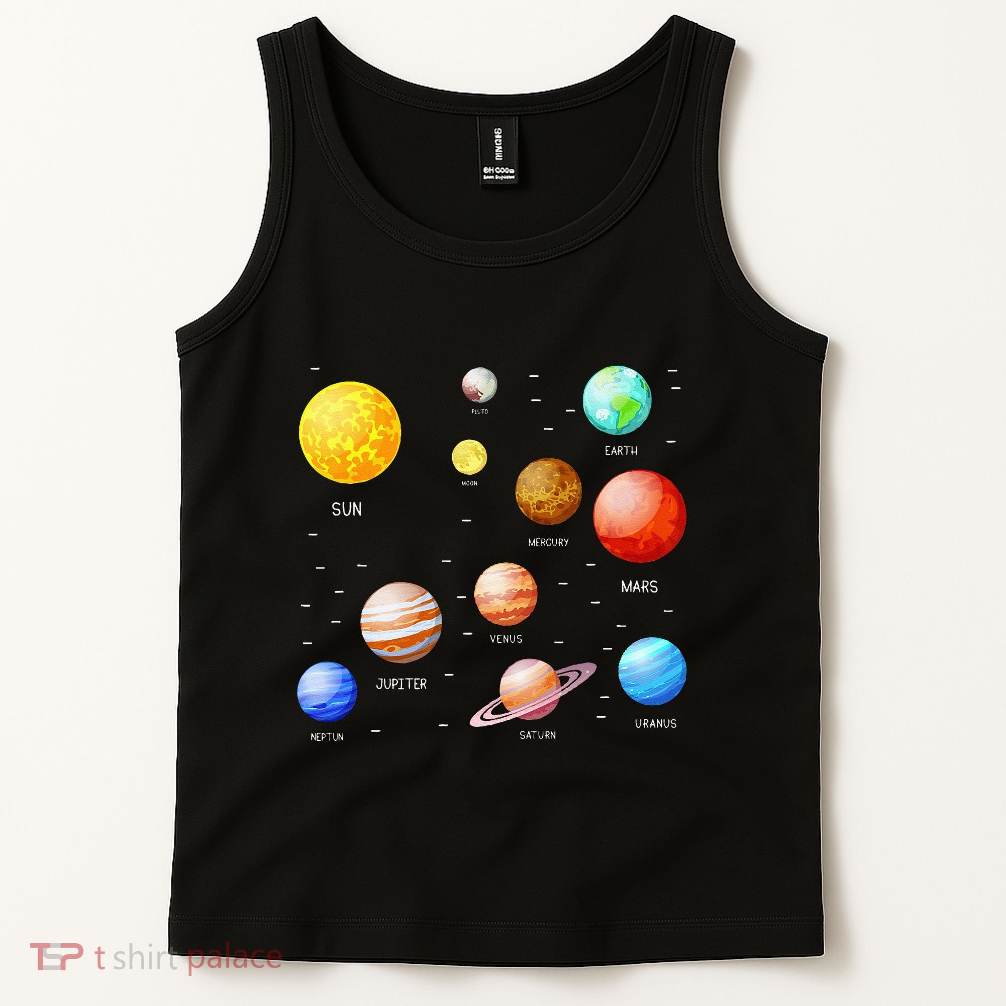 Planets Solar System Science Astronomy Space Lovers Tank Top