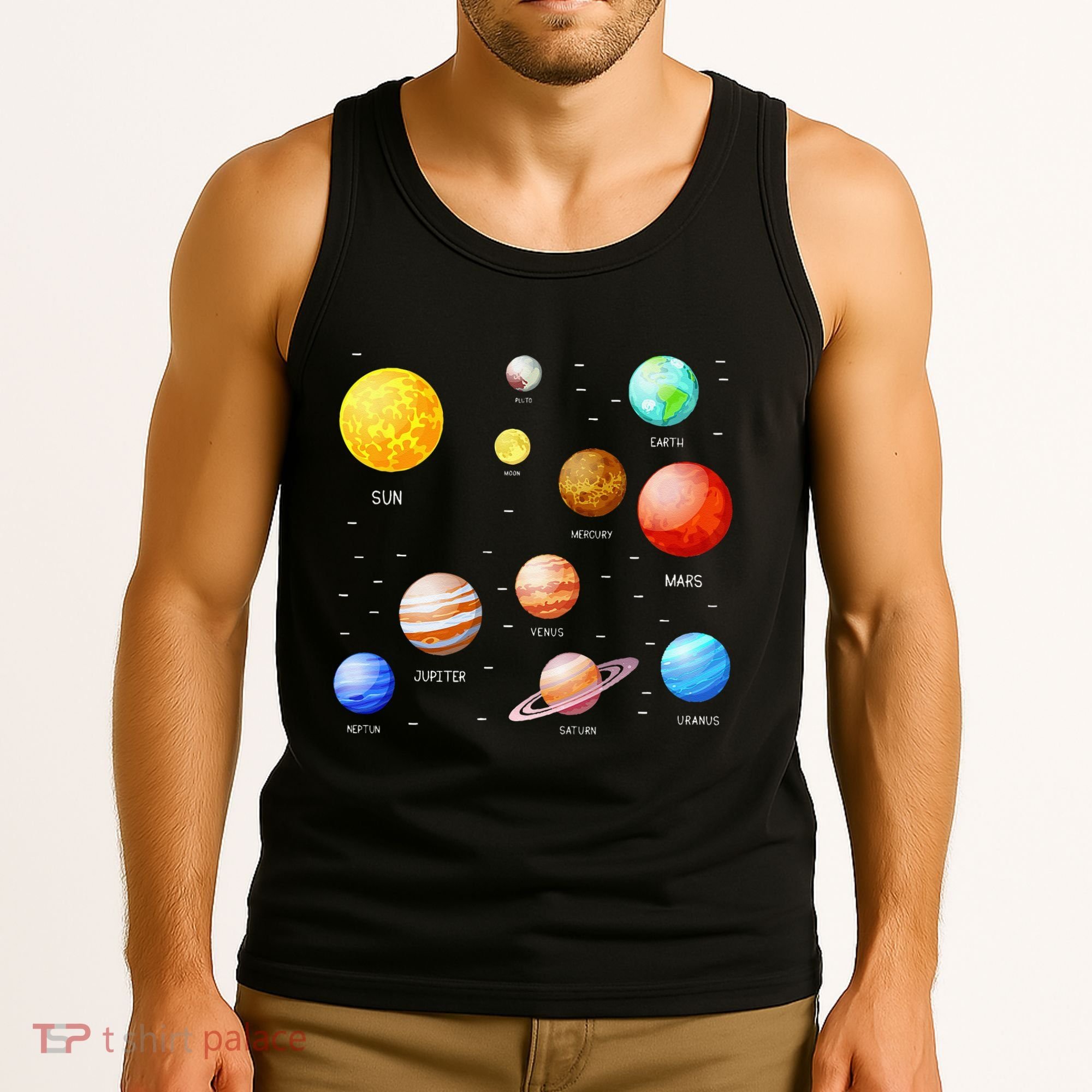 Planets Solar System Science Astronomy Space Lovers Tank Top
