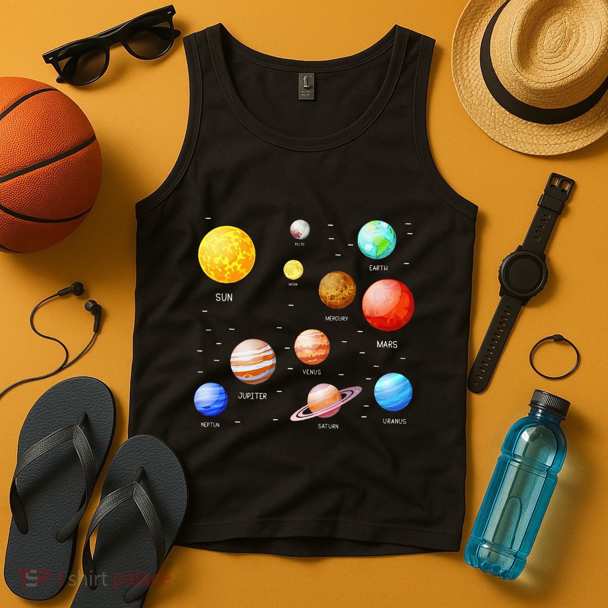 Planets Solar System Science Astronomy Space Lovers Tank Top