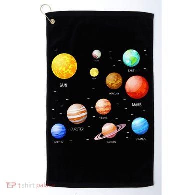 Planets Solar System Science Astronomy Space Lovers Golf Towel
