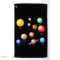 Planets Solar System Science Astronomy Space Lovers Golf Towel thumb 0