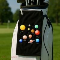 Planets Solar System Science Astronomy Space Lovers Golf Towel thumb 2