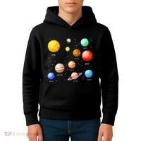 Planets Solar System Science Astronomy Space Lovers Kids Hoodie thumb 4