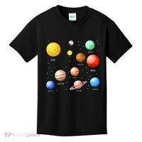 Planets Solar System Science Astronomy Space Lovers Kids T-Shirt thumb 0