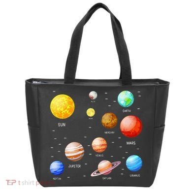 Planets Solar System Science Astronomy Space Lovers Tote Bag