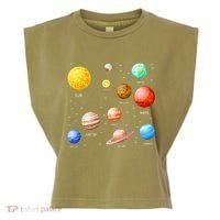 Planets Solar System Science Astronomy Space Lovers Garment-Dyed Women's Muscle Tee thumb 0
