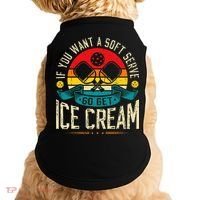 Pickleball Soft Serve Ice Cream Pickleball Player Doggie Tank thumb 0