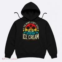 Pickleball Soft Serve Ice Cream Pickleball Player Hoodie thumb 0