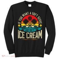 Pickleball Soft Serve Ice Cream Pickleball Player Sweatshirt thumb 0