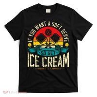 Pickleball Soft Serve Ice Cream Pickleball Player T-Shirt thumb 0
