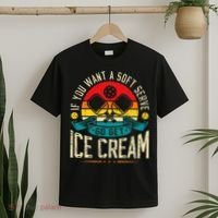 Pickleball Soft Serve Ice Cream Pickleball Player T-Shirt thumb 2