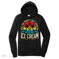 Pickleball Soft Serve Ice Cream Pickleball Player Women's Hoodie thumb 0