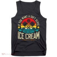 Pickleball Soft Serve Ice Cream Pickleball Player Tank Top thumb 0