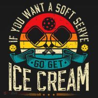 Pickleball Soft Serve Ice Cream Pickleball Player Toddler T-Shirt thumb 4
