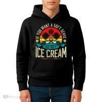 Pickleball Soft Serve Ice Cream Pickleball Player Kids Hoodie thumb 4