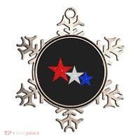 Patriotic Stars Sparkle Red White Blue American 4th Of July Ornament thumb 0