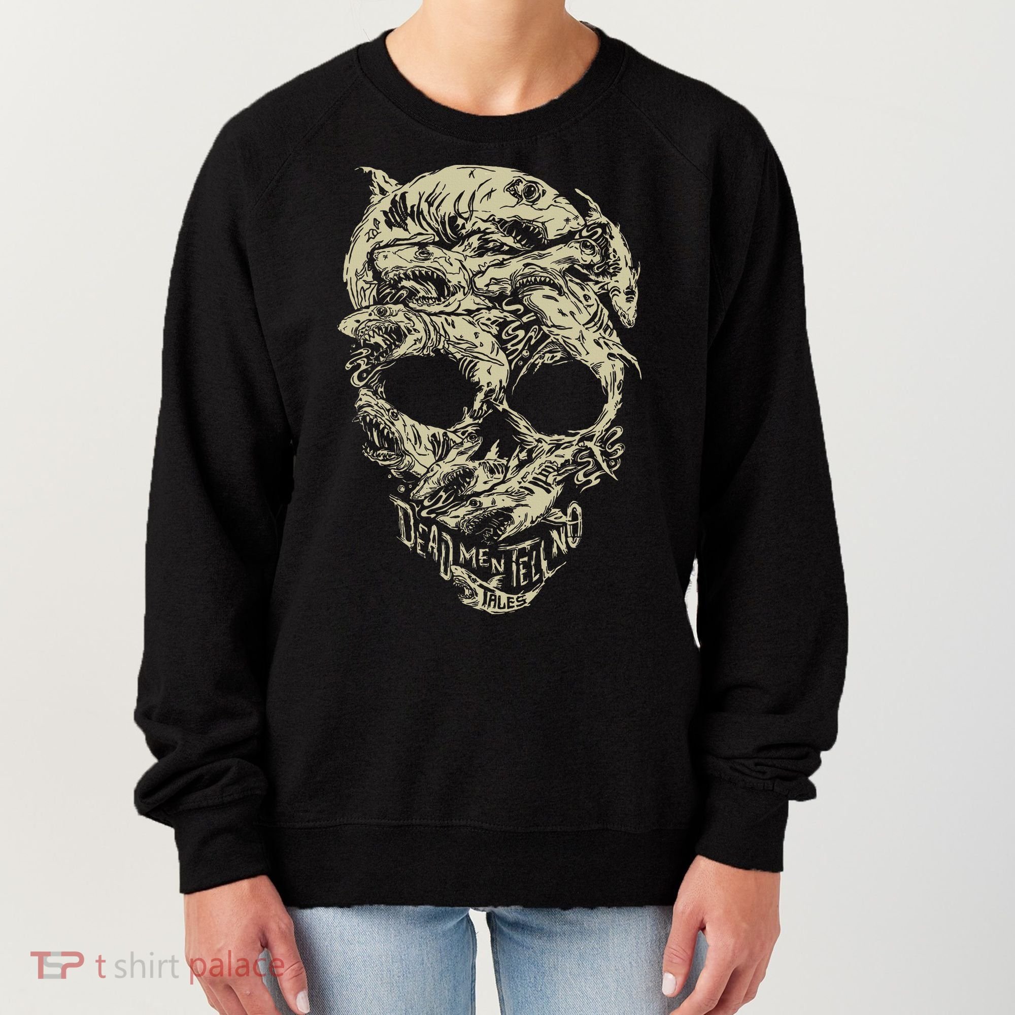 Pirates Shark Skull Women's Sweatshirt