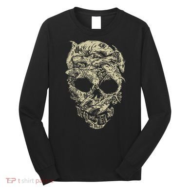 Pirates Shark Skull Long Sleeve Shirt