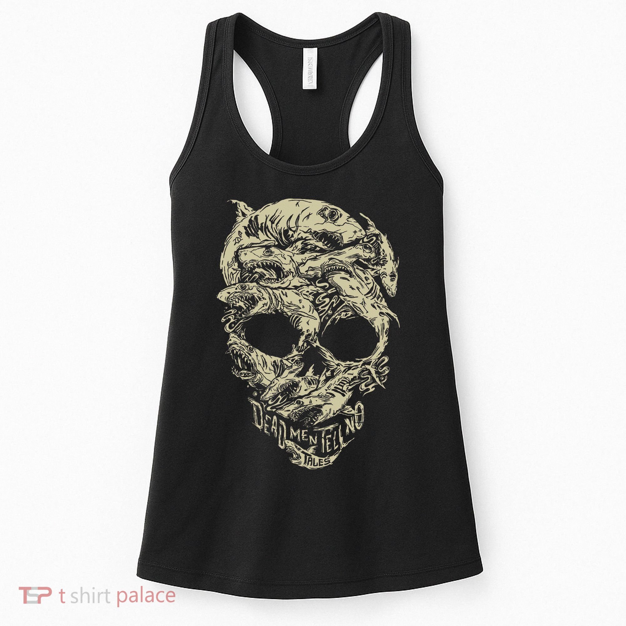 Pirates Shark Skull Women's Tank Top