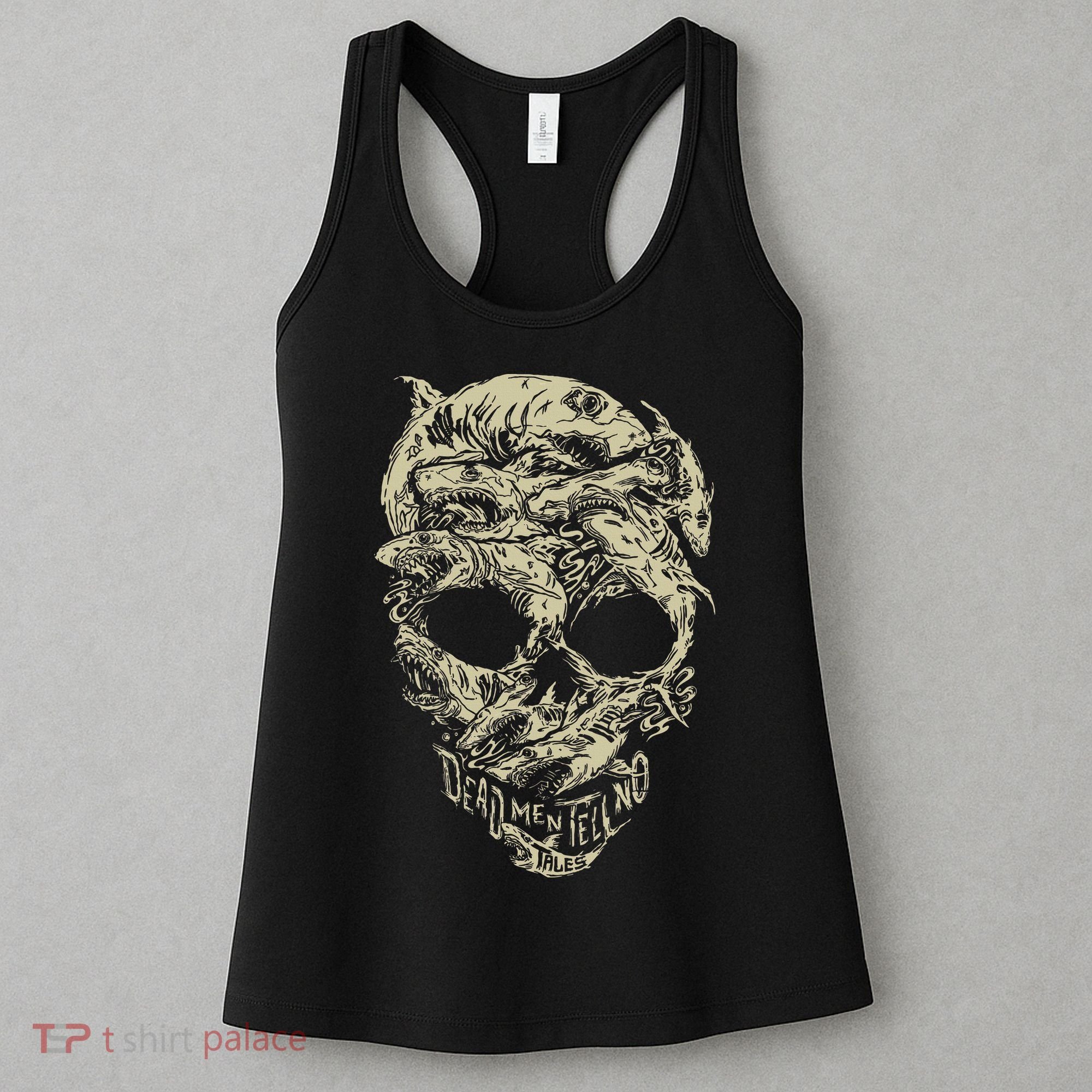 Pirates Shark Skull Women's Tank Top