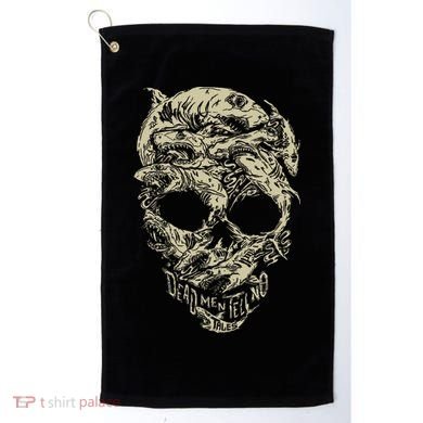 Pirates Shark Skull Golf Towel