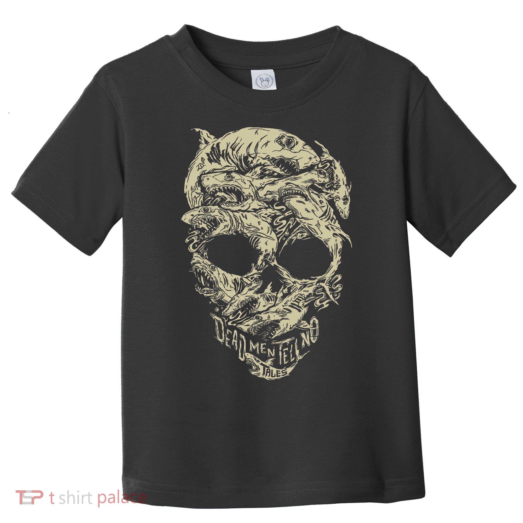 Pirates Shark Skull Toddler T-Shirt