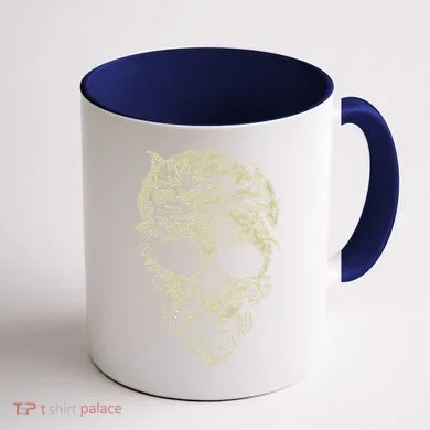 Pirates Shark Skull Coffee Mug back