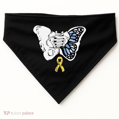 Pao Surgery Strong Hip Surgery Awareness USA-Made Doggie Bandana