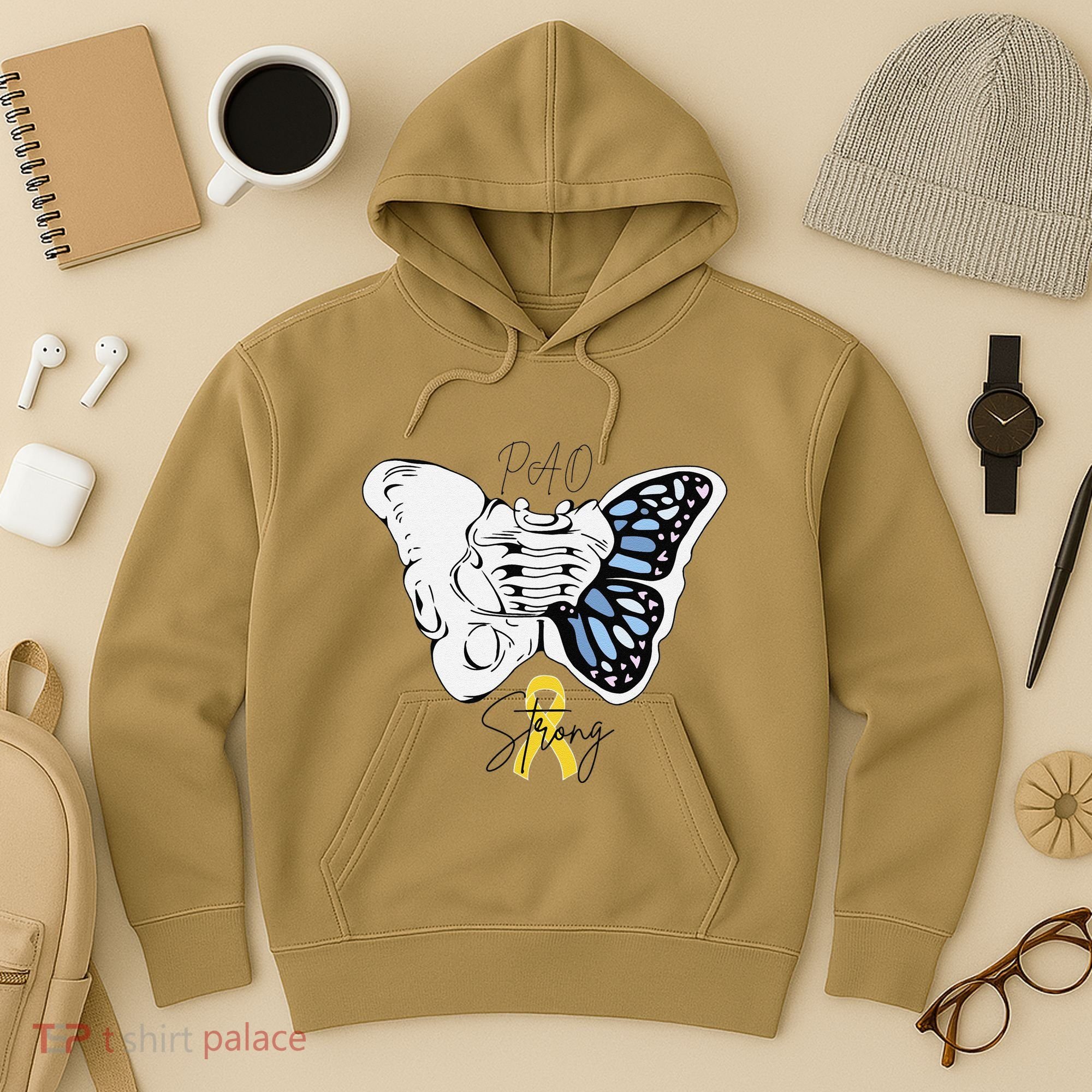 Pao Surgery Strong Hip Surgery Awareness Hoodie